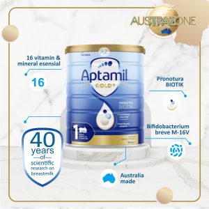Aptamil Gold+ 1 Infant Formula 0-6 Months 900g