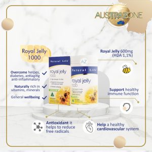 Natural Life Royal Jelly High Strength 1000mg Cap X 365