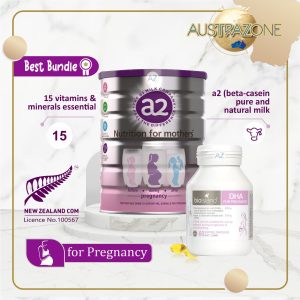a2 Nutrition for mother+Bio Island DHA Pregnancy 60 caps
